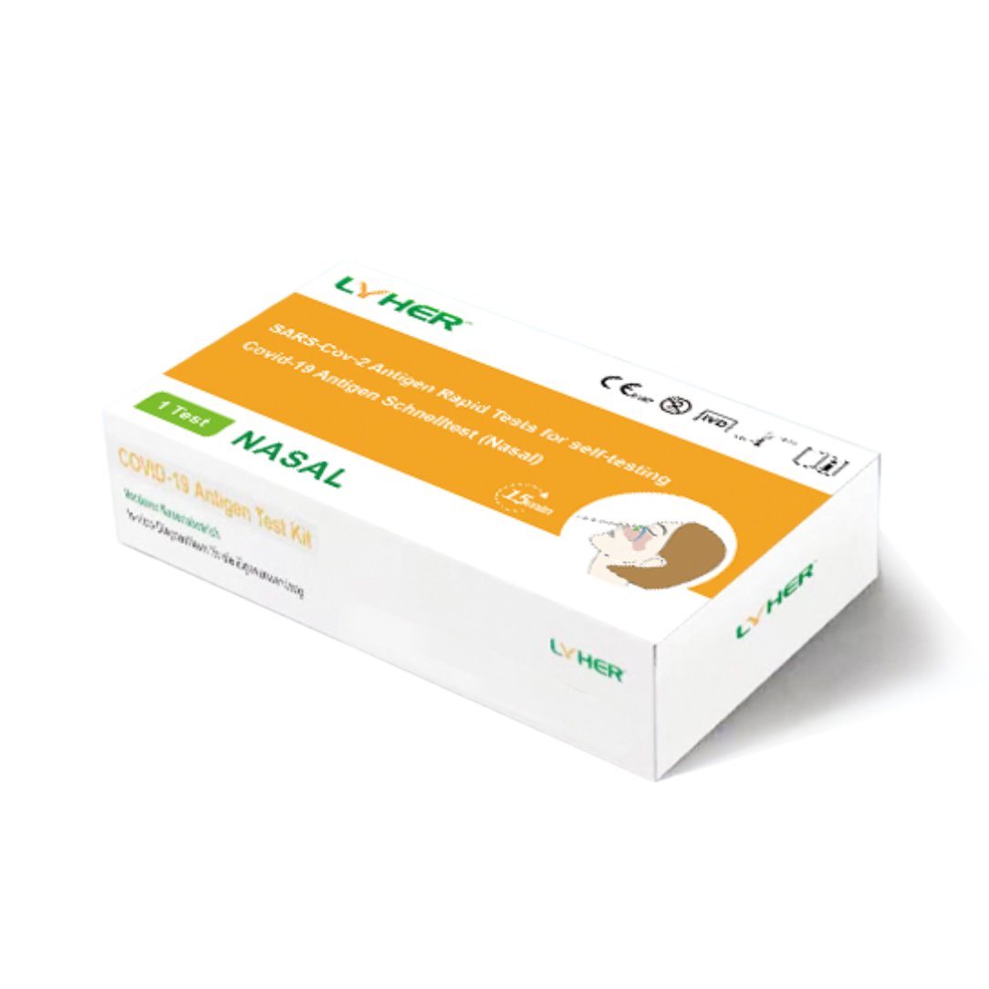 Lyher® COVID19 Antigen Rapid Test Kit for Homeuse (Single test pack